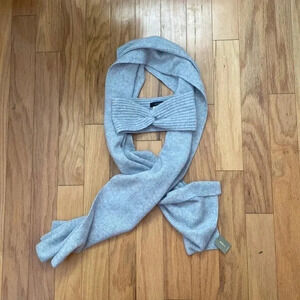 J. Crew Twist Headband & Scarf in Supersoft Yarn Lavender Heather